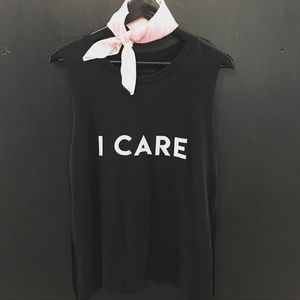 I Care Muscle Tank Top